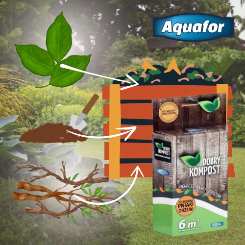 Srodek do kompostowania bakterie dzialka ogrod Aquafor 0 25 kg Producent Aquafor