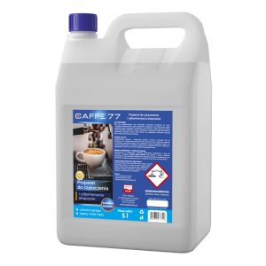 Odkamieniacz Caffe77, płyn do czyszczenia ekspresu, koncentrat 5L